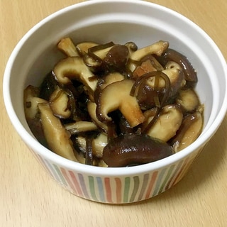 簡単ご飯がすすむ　塩昆布椎茸の旨煮